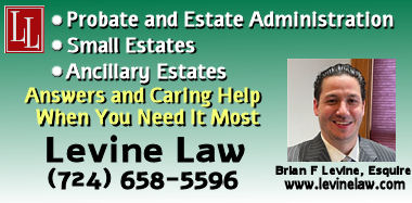 Law Levine, LLC - Estate Attorney in Duquesne PA for Probate Estate Administration including small estates and ancillary estates